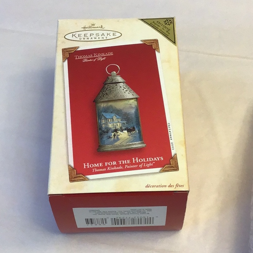 Keepsake Ornament Hallmark Thomas Kinkade 2003, excellent